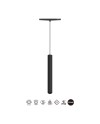MAGNETO mini * COLGANTE LED ZOOM 7W NEGRO